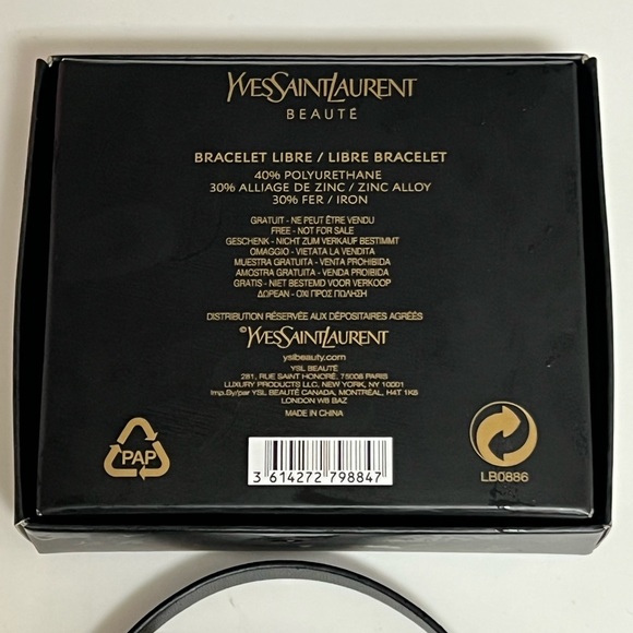 Leather YSL Bracelet - Picture 4 of 6